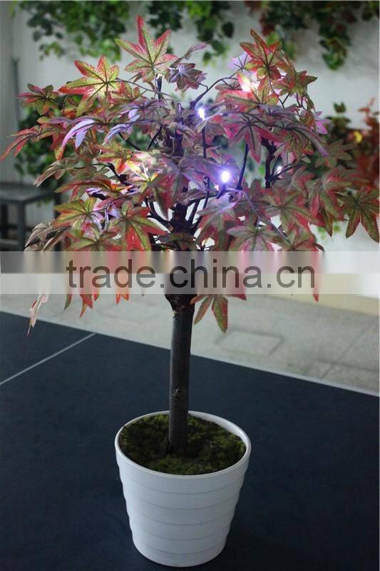 factory new product self design wire line inside potted plant led lighting tree