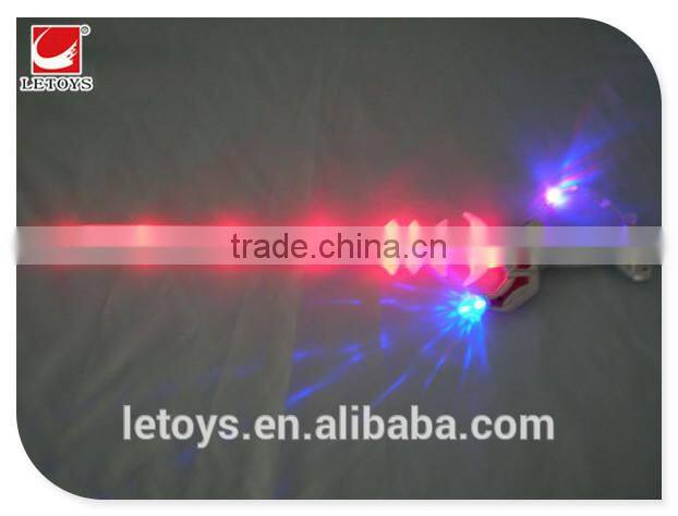 62cm red light flashing plastic weapon toys knife and sword with music