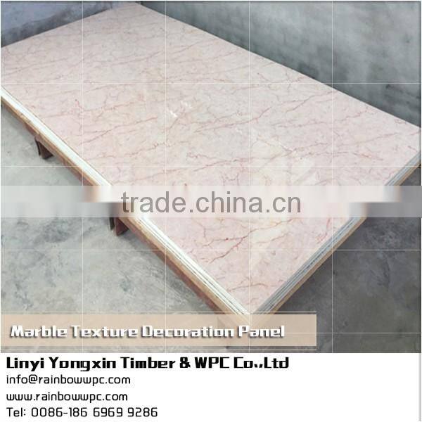 028 Interior Decorative Marble Texture waterproof Pvc Bathroom Wall Panels