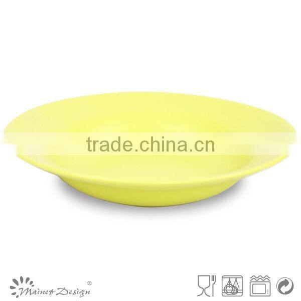 green stoneware mat dinner set