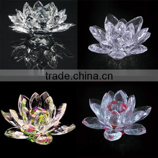 K9 heart shape crystal candle holder