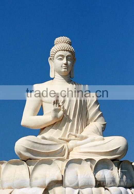 Outdoor decoration marble large buddha statues for sale