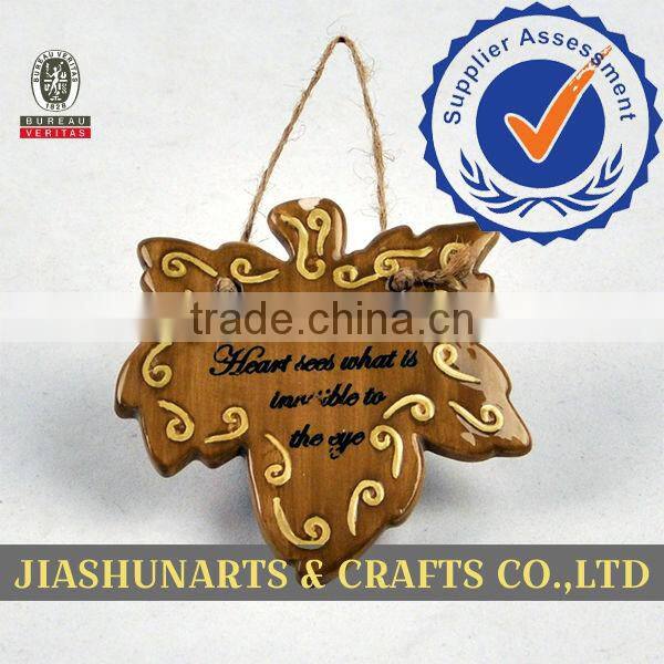 Maple Leaf Shape Ceramic Decorative Door Wall Hangings