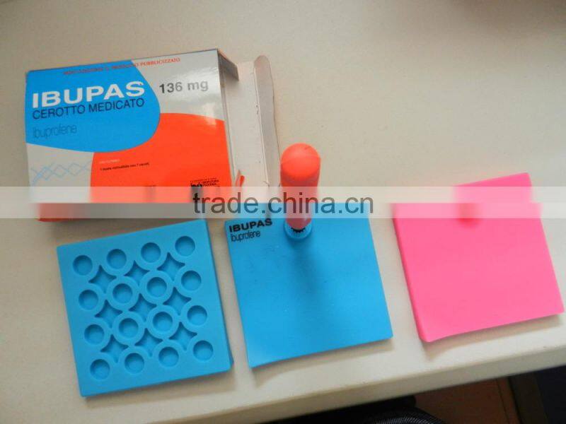 2015 hot sale square shape silicone rewritable memo pad