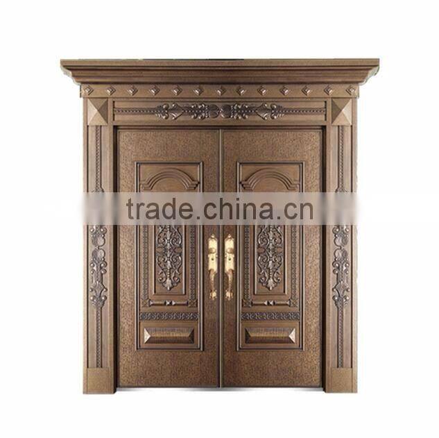 2017 royal security door steel soor main door wood carving design(BG11-M065)