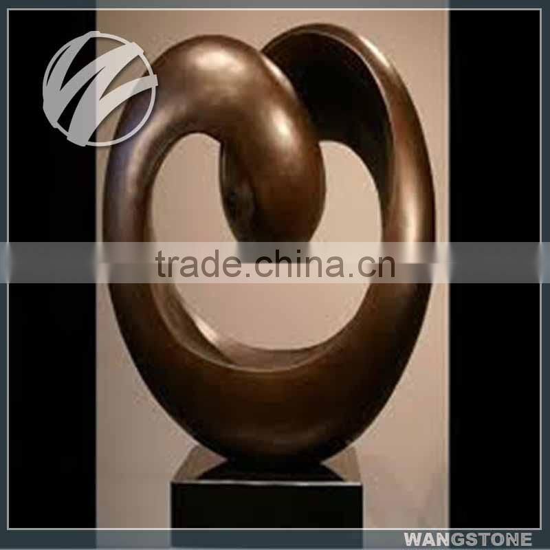 high quality modern bronze sculpture/modern abstract sculpture/metal arts crafts