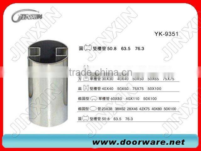 Stainless Steel 90/180 Degree Double Channel Pipe / Inox Slot Tube