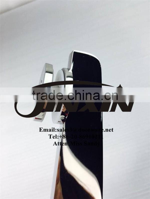 Single Flat Bar Glass Short Post For Tempered Glass