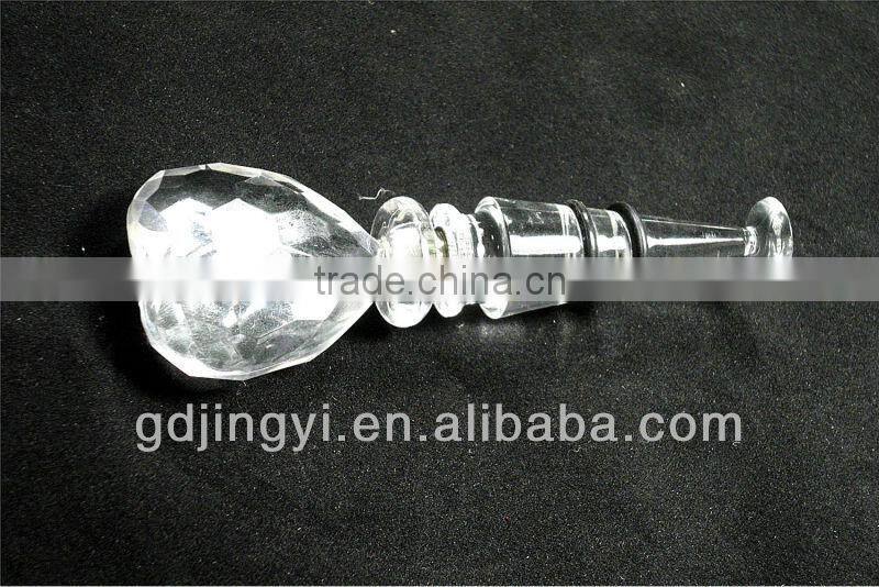 2014 acrylic heart shaped wine stopper with LED