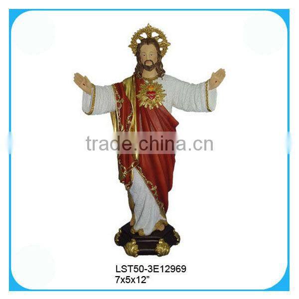 Polyresin religious madonna statue