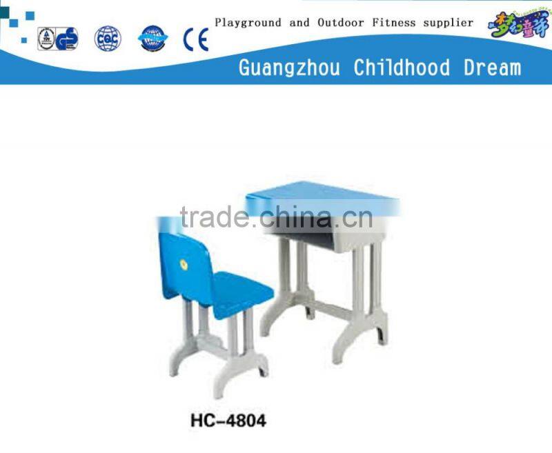 (HC-4804) Single kids used school desk chair chair writing desk