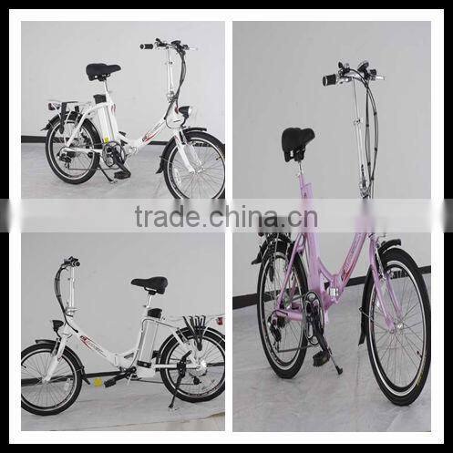 electric folding bike with PAS