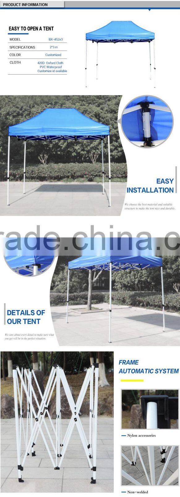 Hot selling best price factory manufacturing steel frame garden beach outdoor sun shade event tents