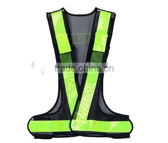 New fashion design colorful economical wholesale led safety reflective vest