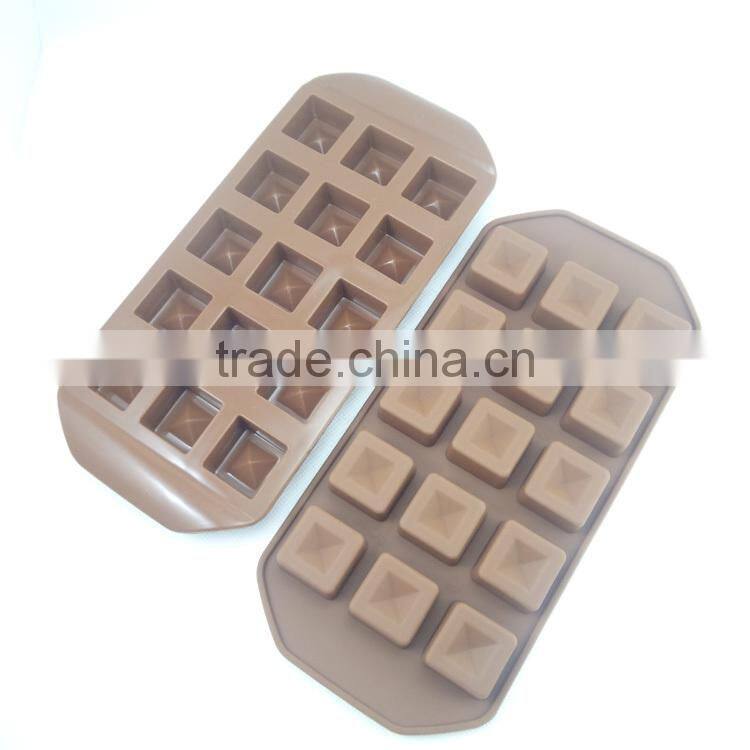 15 cup three-dimensional chocolate silicone ice and cake use tray