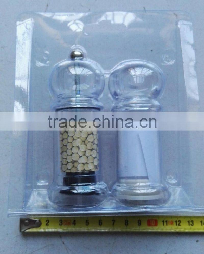 SE-18A-2 acrylic pepper mill 2PCS set