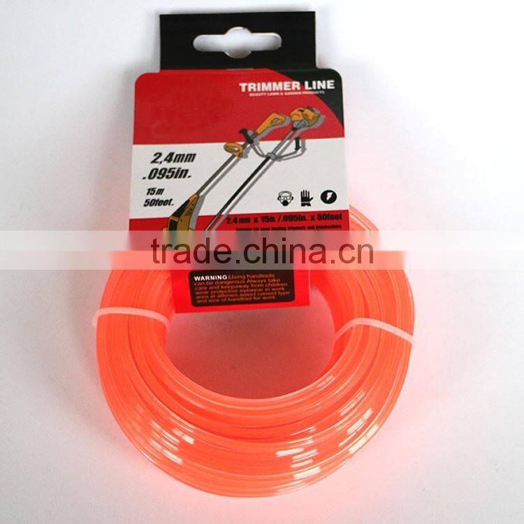 Wholesale various colour nylon monofilament grass trimmer line