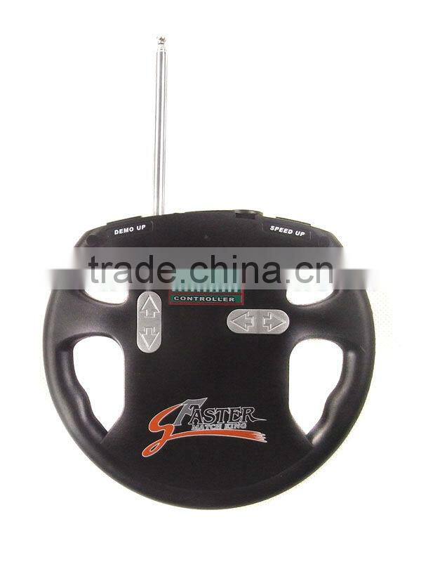 New product 1:43 Scale 4CH RC Alloy Car with steering wheel remote control car