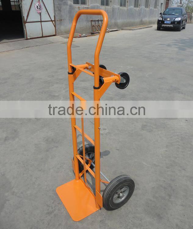 cheap wooden flat cart platform hand trolley industrial hand truck
