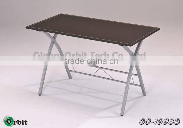 Modern designs metal center table, stainless steel folding dining table