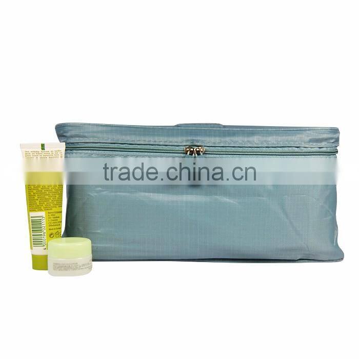 Large Capacity Cosmetic Bag For Traveling,Polyester Foldable Make up Travel Bag