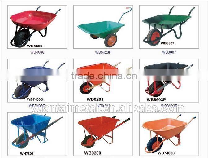 Heavy duty 120kg 58L concrete wheel barrow WB2204