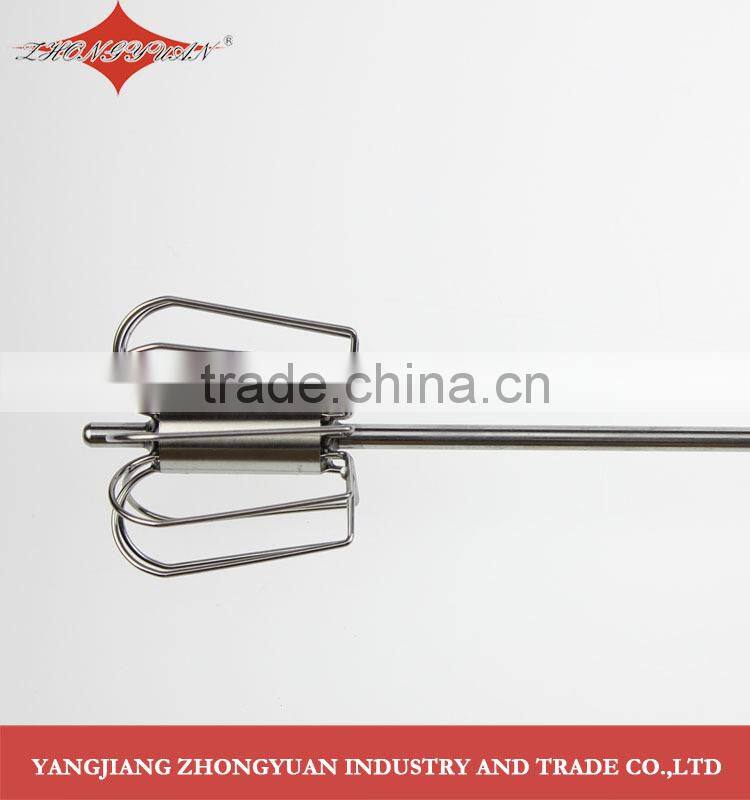 as seen on tv hand push Whisk Blender rotary Mixer stainless steel egg beater 14-inch