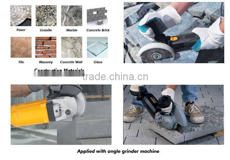 Ring saw blade for cutting concrete reinforced concrete and masonry