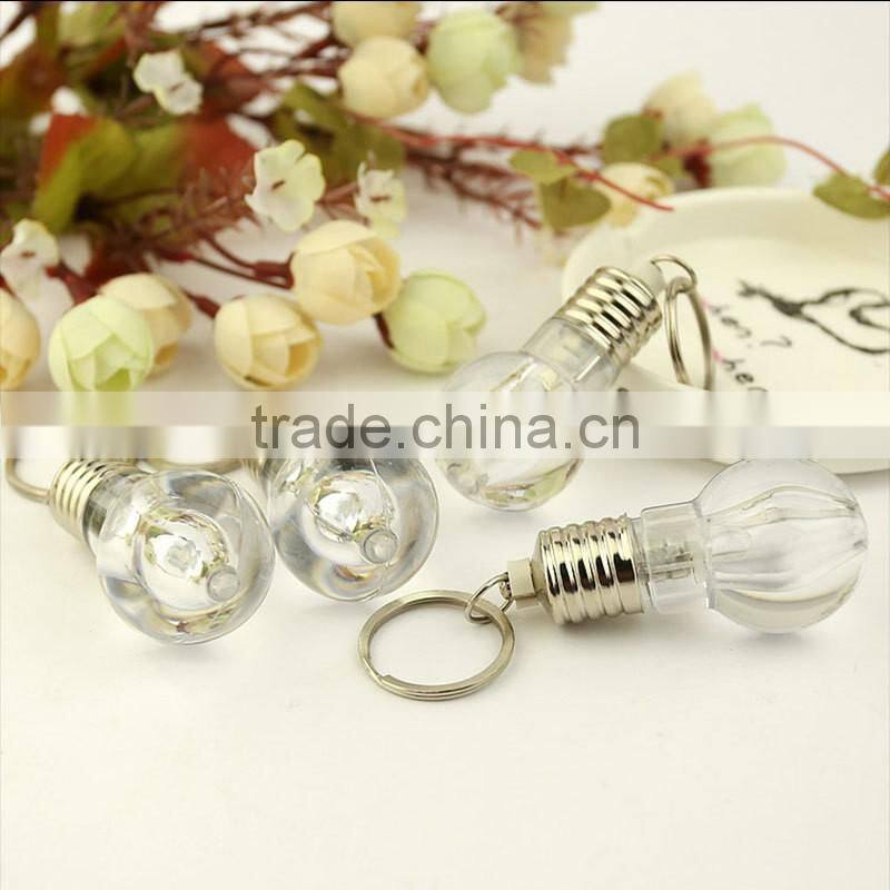 Cheap Creative Colorful led bulb key chain as seen on tv