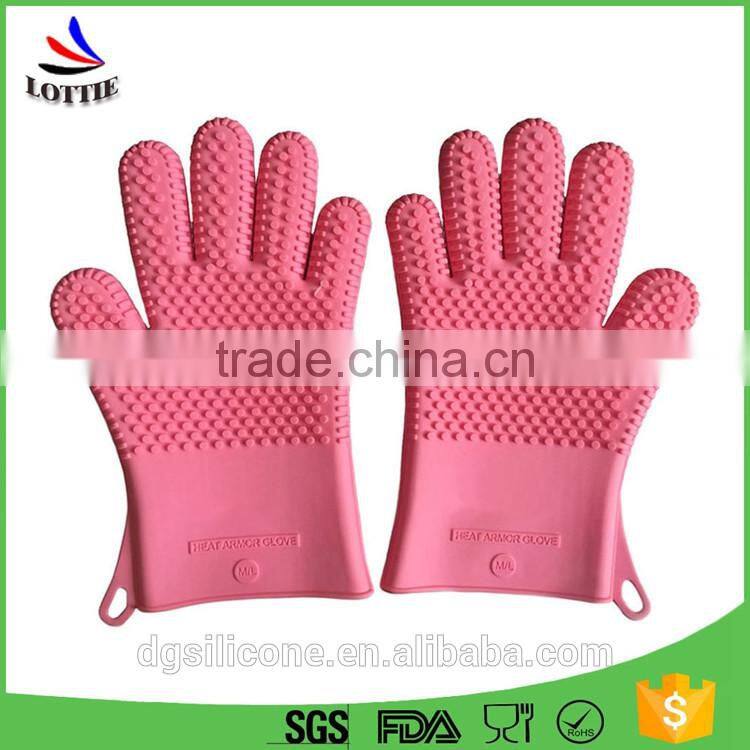 professional Kitchen Tools food grade Silicone Gloves heat resistant silicone oven mitts