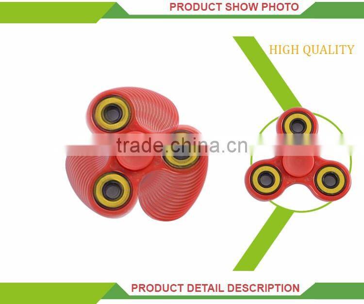 Wholesale 360 rotation fingertip gyroscope toy fight plastic spinner