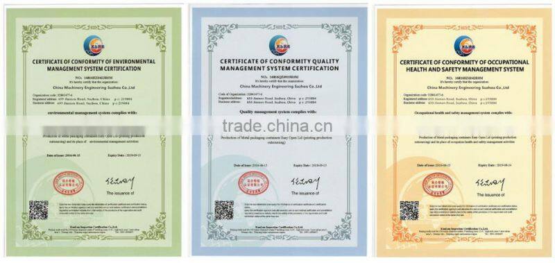 202# Wholesale exported easy open end