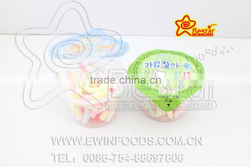 Noodle Halal Marshmallow Cup With Fruit Jam