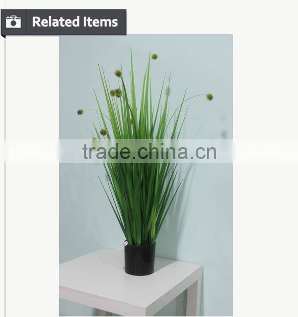 China artificial onion grass real looking autumn grass artificial potted plants for decoration
