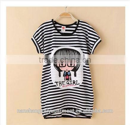girl kids fashion printed T shirt
