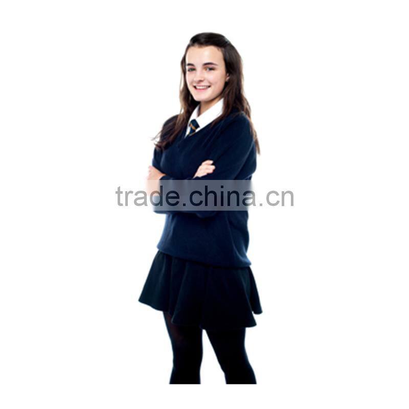 newest style kids school girl sexy uniforms design with pictures