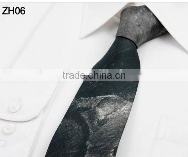 HD-TS56 Digital printing natural silk neck tie with gift box