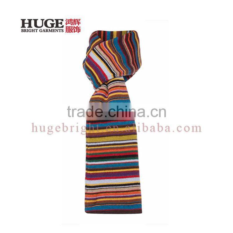 Special Style Fashion Wool Striped Scarf Knitting Pattern