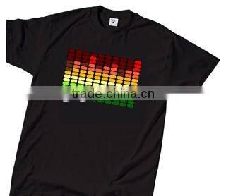 hot sale fashion LED t-shirt