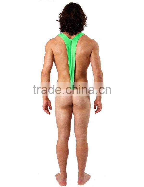 Borat Mankini Thong Swimsuit (Luminous Green)