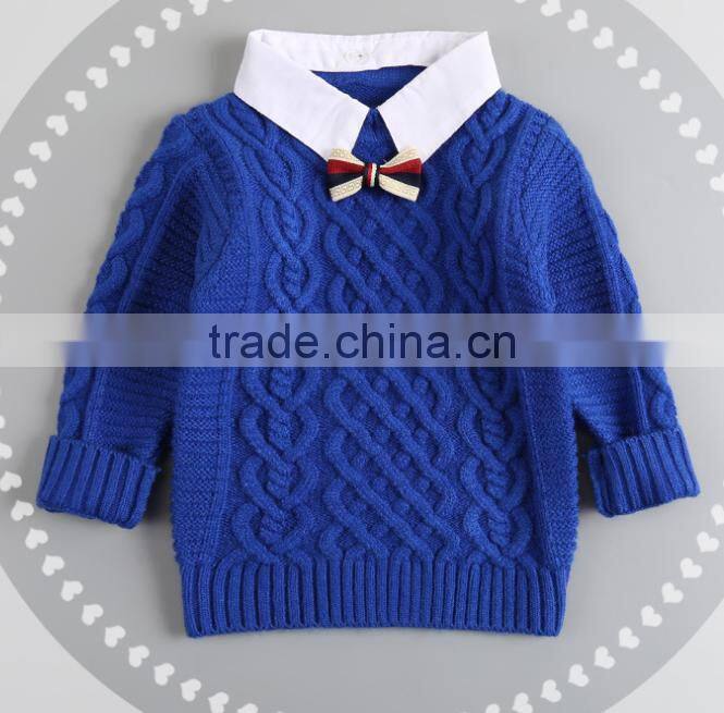 Latest new design baby boy cashmere knitted sweater