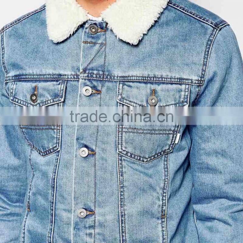 wholesale winter latest design jacket for men with fur collar and fur paddings