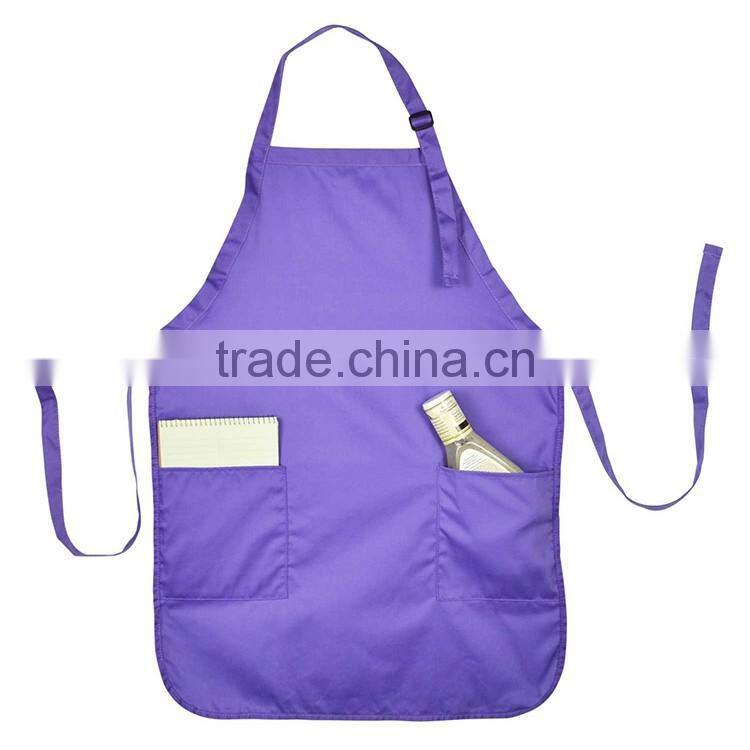 Bulk Cheap Price Heat Resistance Blank With Pocket Cooking Cotton Kitchen Apron
