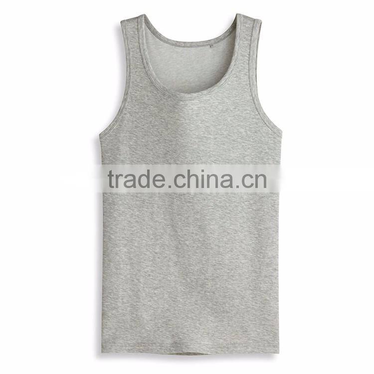 New Model Design 100% Cotton Fashion Wholesale Mens Custom Stringer Tank Top
