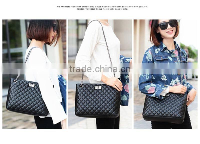 High Quality China Supplier Lady Single -Shoudler Messenger Bags Rhomboids Crossbody Chain Bag