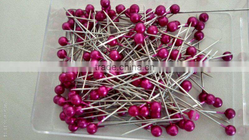 plastic big pearl head pins for sewing