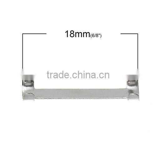 Wholesale Silver Tone Rectangle Ring Size Adjuster Reducer Resizer Clip