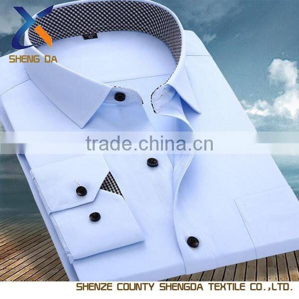 summer new design non-ironing men's short sleeves slim fitting shirt for men