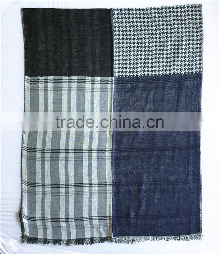 2017 High quality Winter Brand Classic style cashmere plaid pashmina scarf