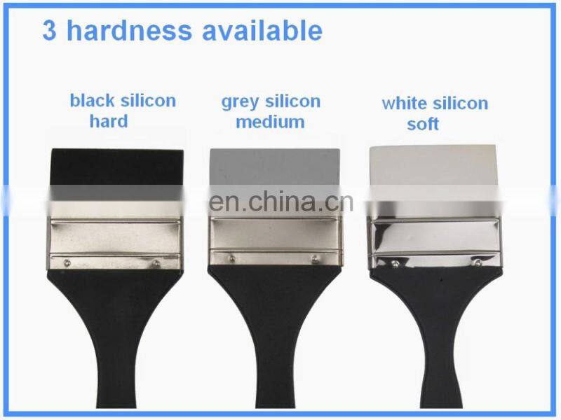 Grey Silicon Flat End 1" Wide Colour Shaper Painting Tool